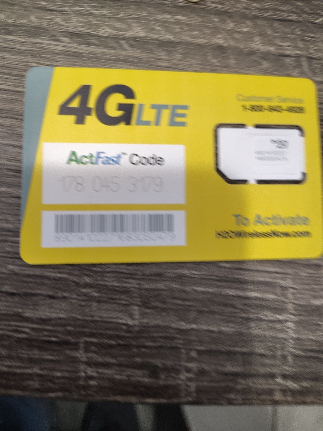 h2o Smart SIM Starter Kit 3-in-1 GSM SIM Card