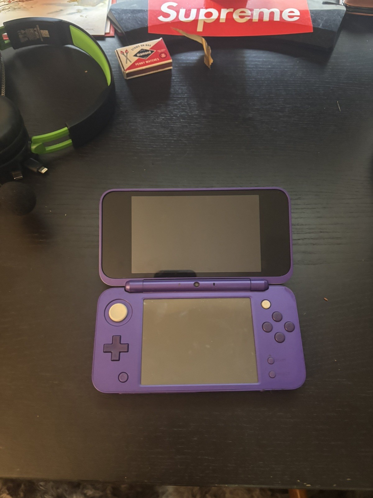 Nintendo 2DS XL Purple & Silver MINT CONDITION No Charger
