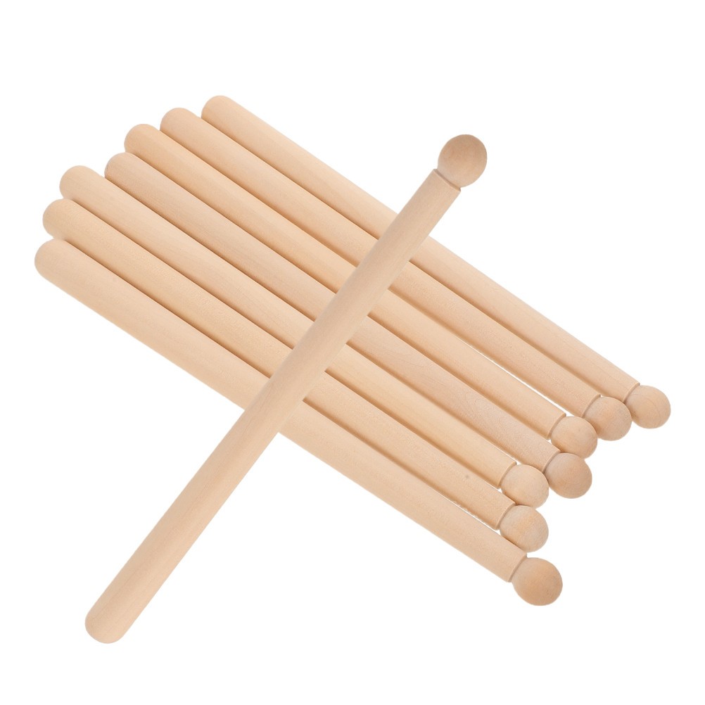  8 Pcs Marching Snare Drum Sticks Percussion Instrumentstick Drumsticks for