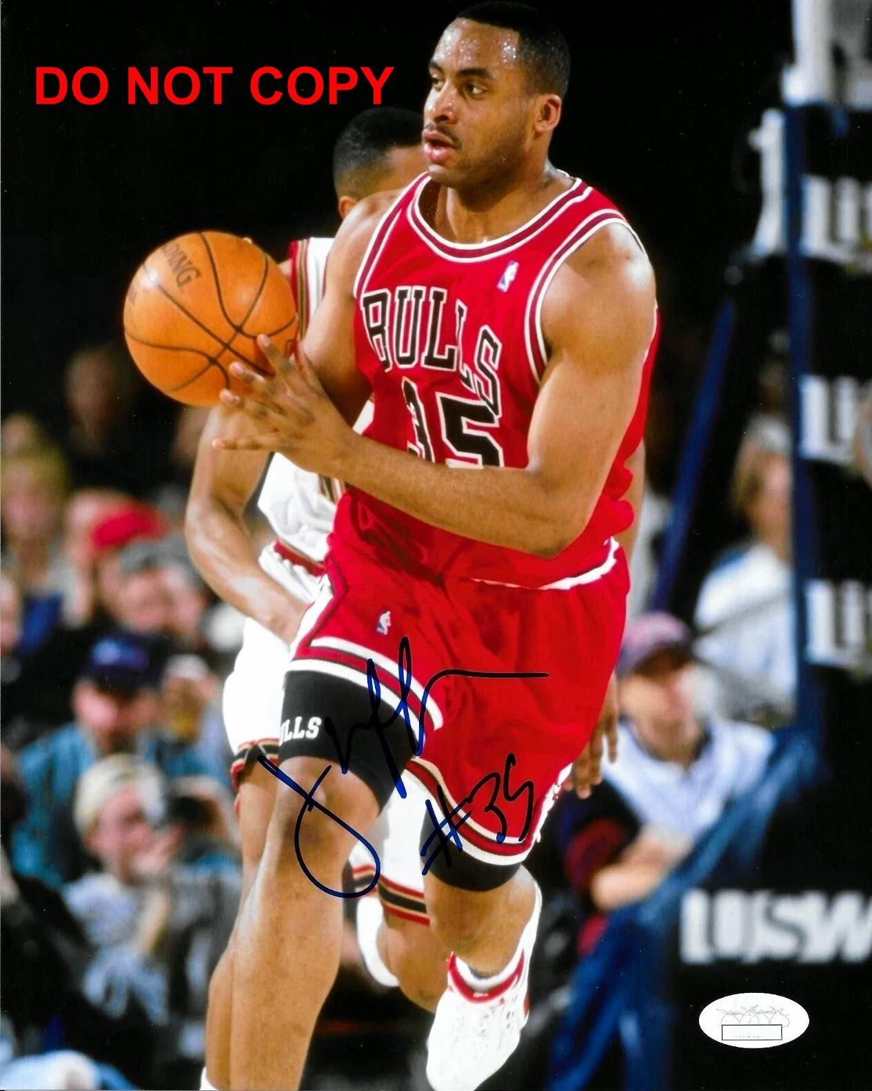 Jason Caffey CHICAGO BULLS Signed Autographed REPRINT 8x10 Photo RP