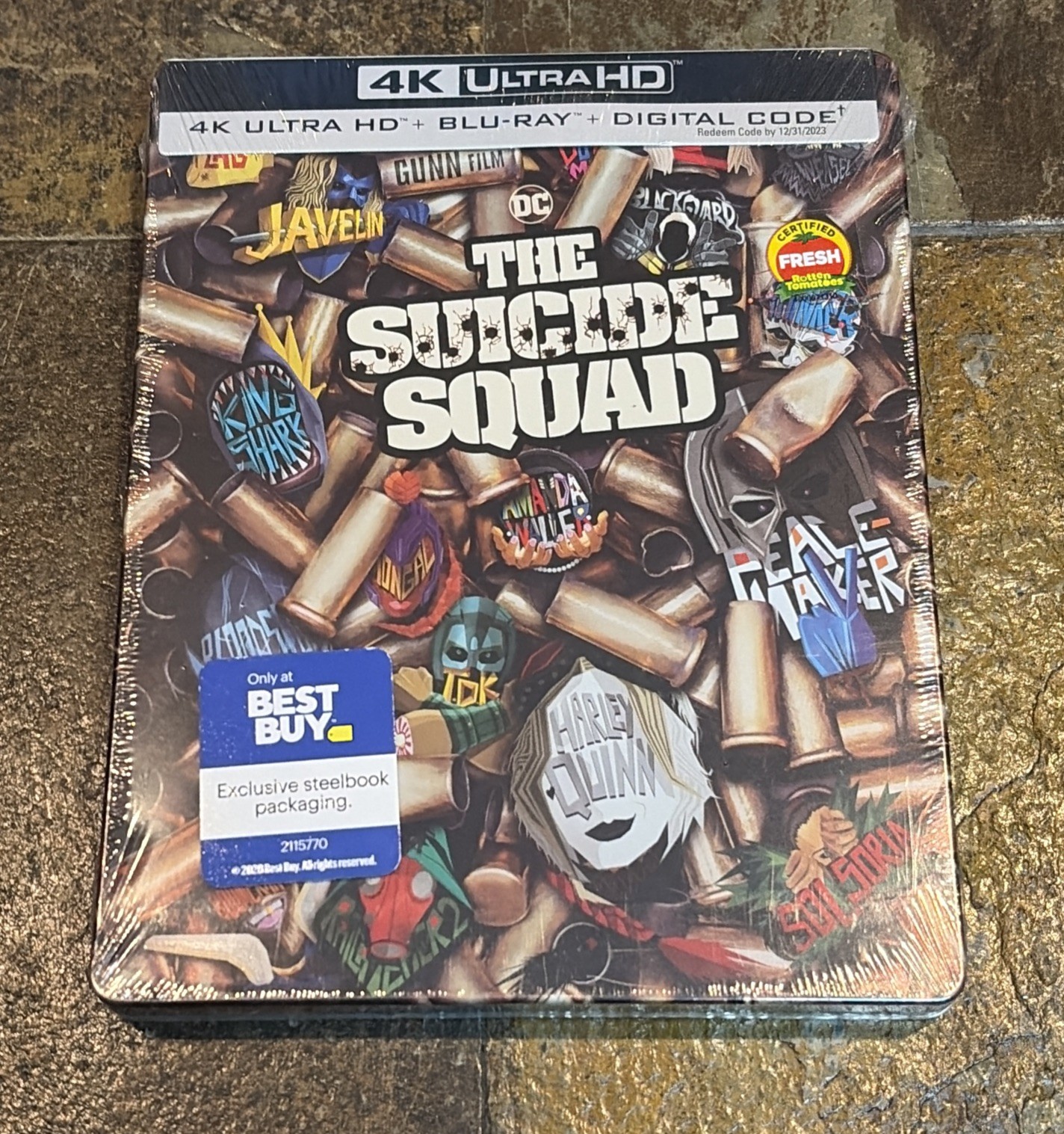 The Suicide Squad - 4K Steelbook (New Sealed DC Marvel Comics Limited Edition)