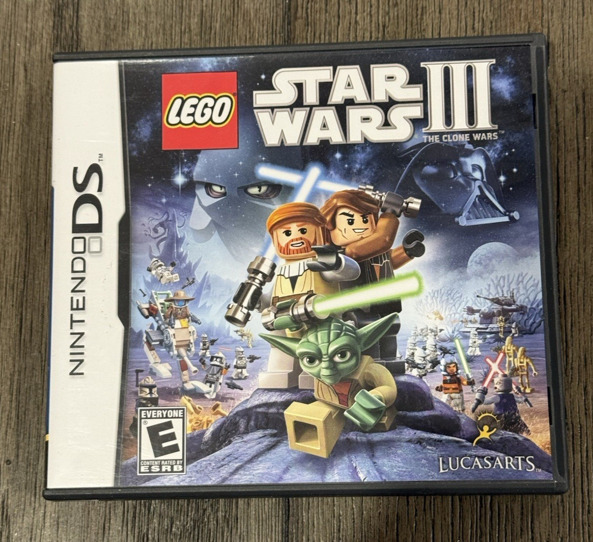 LEGO Star Wars III The Clone Wars Nintendo DS Case & Manual Only  **NO GAME**