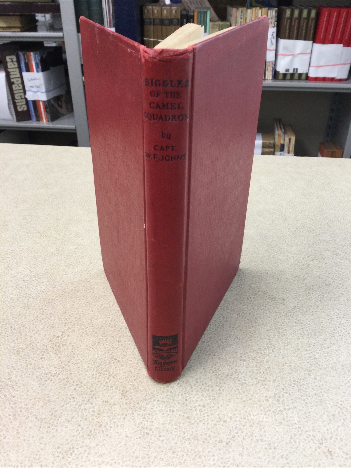 Biggles Of The Camel Squadron By Capt W E Johns