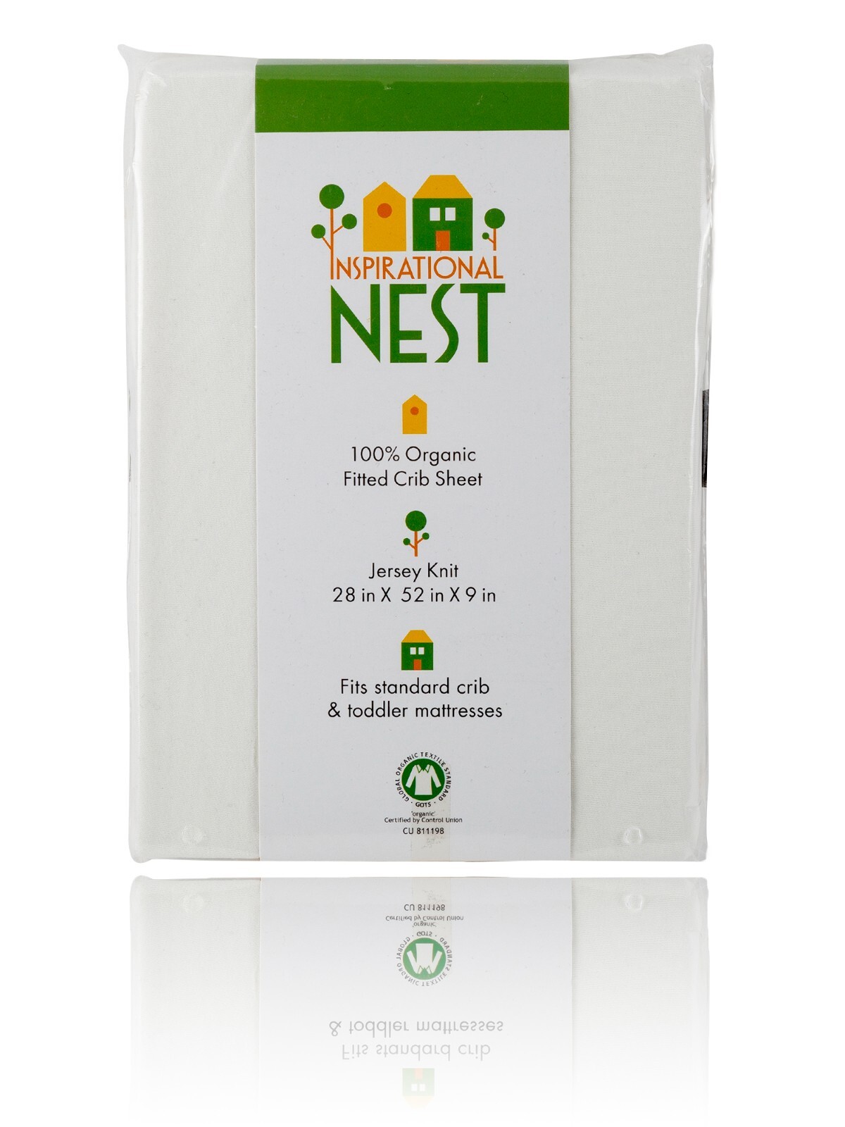 NEW 100% Cotton Crib Sheet Organic GOTS certified Breathable, Durable, Soft