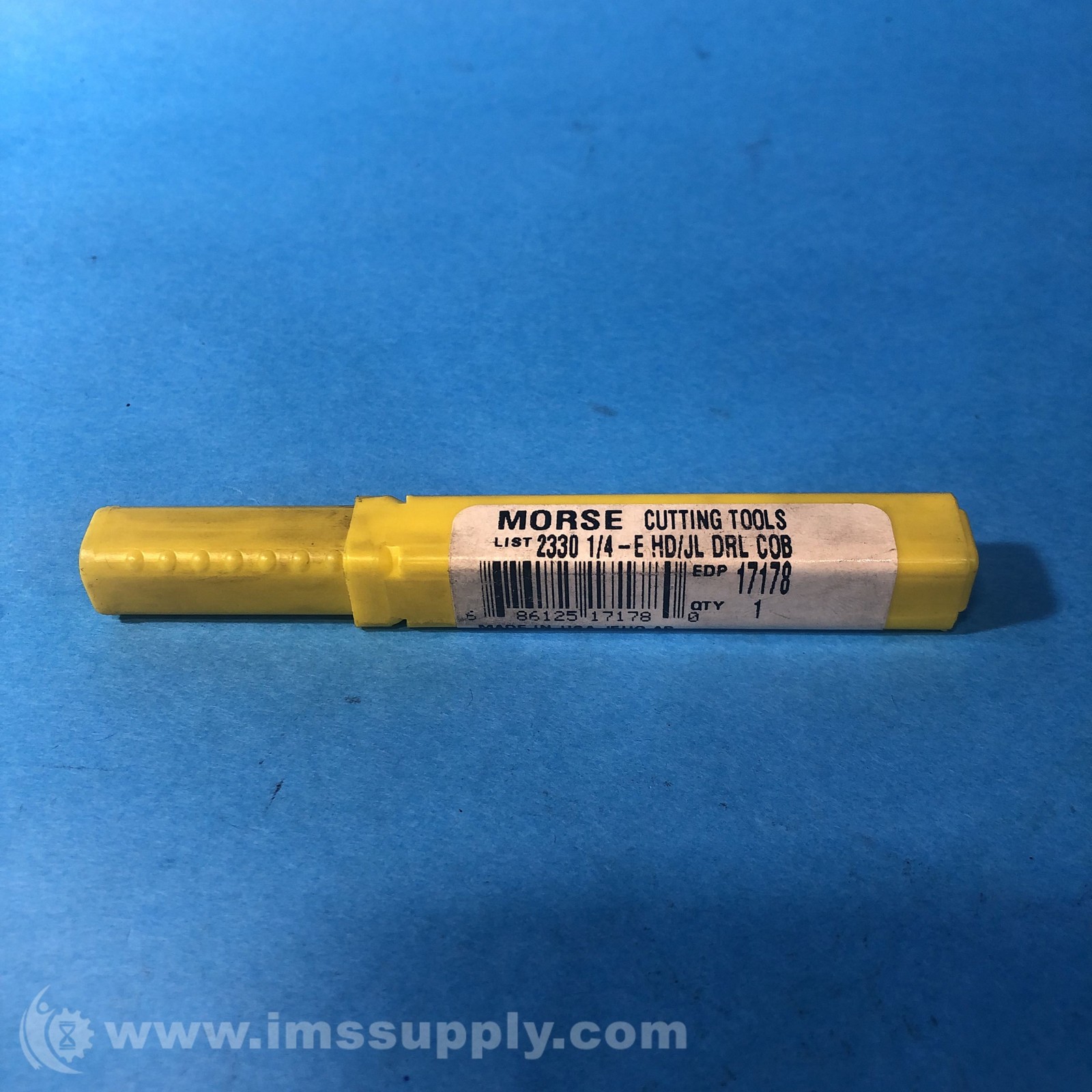 Morse EDP17178  Cobalt Drill Bit FNOB