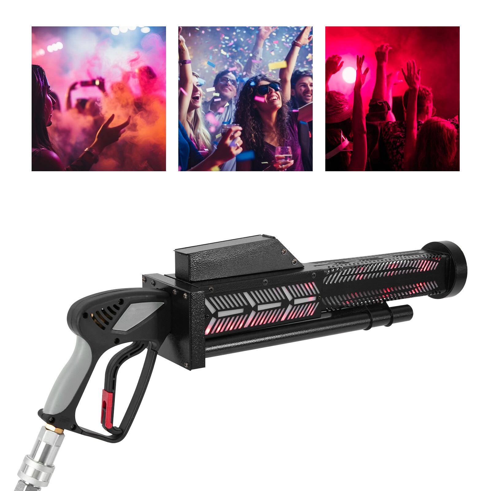 LED CO2 Handheld Cryo Gun LED Light CO2 Cannon Special Effects CO2 Fog Machine