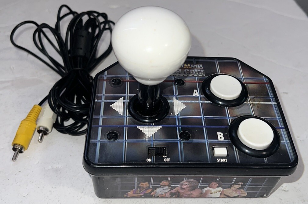 WWE WrestleMania Steel Cage Challenge Plug-n-Play Game Wrestling Arcade Tested