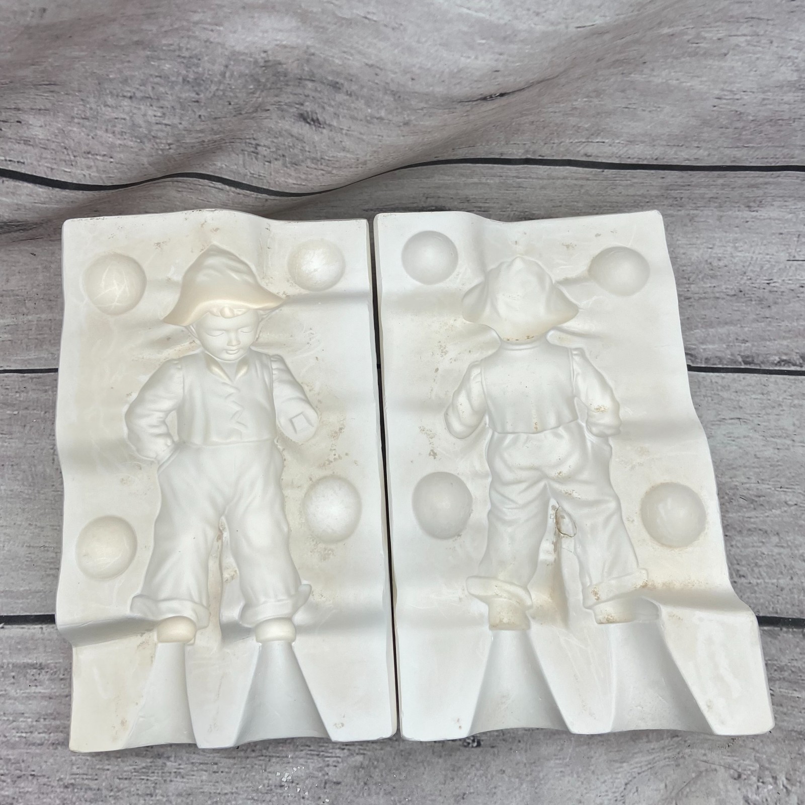 Holland Ceramic Casting Mold Lg. Goose Boy Figurine #H-741