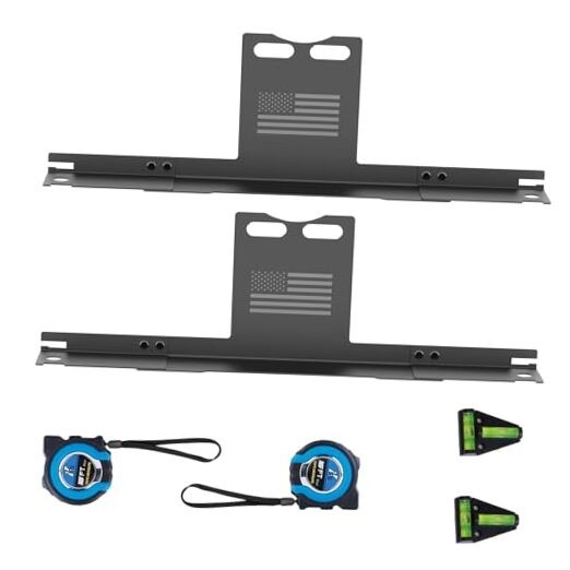 Wheel Alignment Tool Heavy Duty Toe Alignment Plates, No Caliper National Flag
