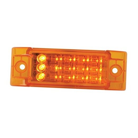 Grand General 77664 Rectangular Amber Turn/Marker/Clearance LED Amber/Amber