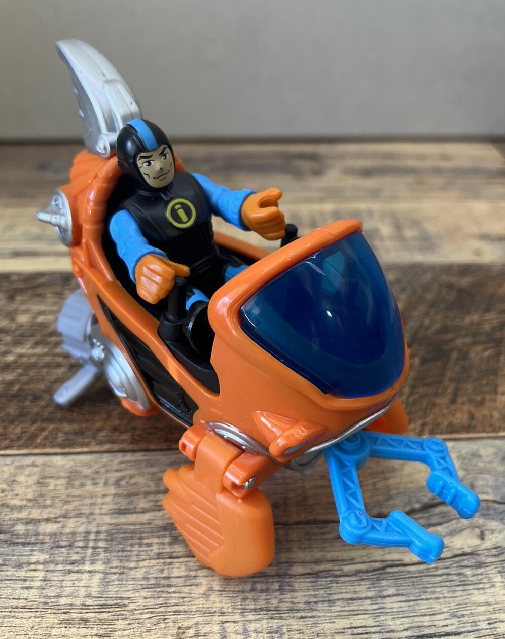 EUC Fisher Price Imaginext Deep Sea Diver Figure Mini Sub Eel Projectile Toy 