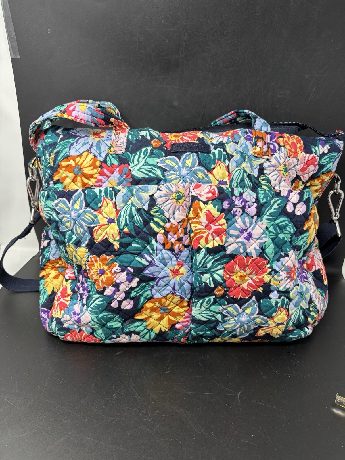 Vera Bradley Ultimate Baby Tote Diaper Bag “Happy Blooms” Retired Pattern Clean