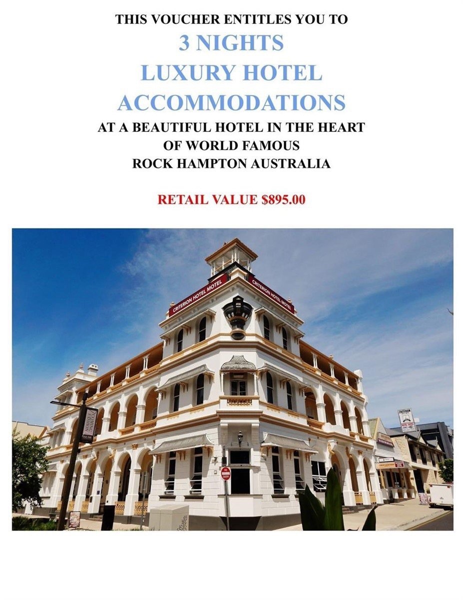 ROCK HAMPTON, AUSTRALIA 4 Days / 3 Nights Vacation