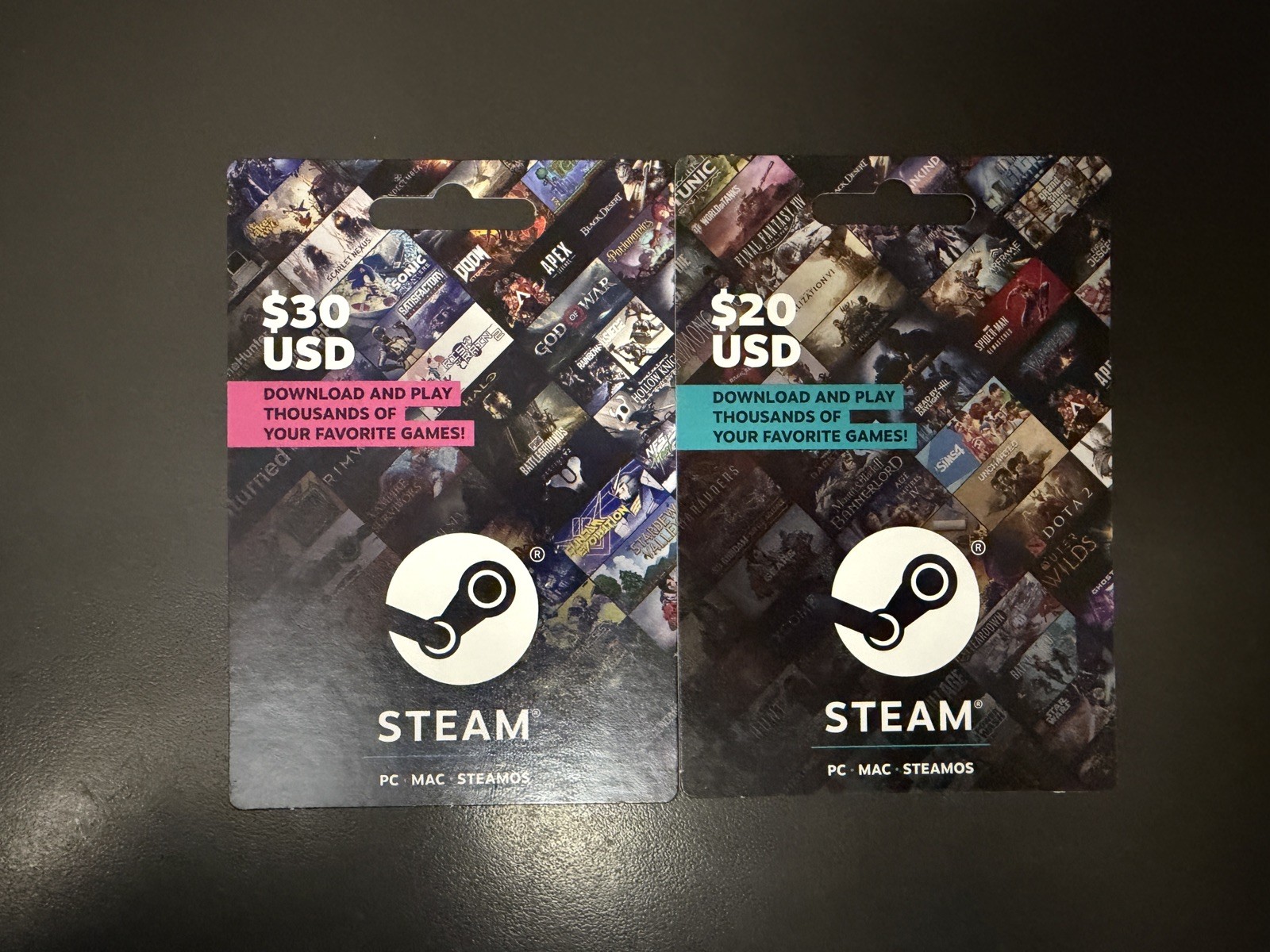 Steam Gift Card Pc Prepaid Game Card Brand New Physical Card