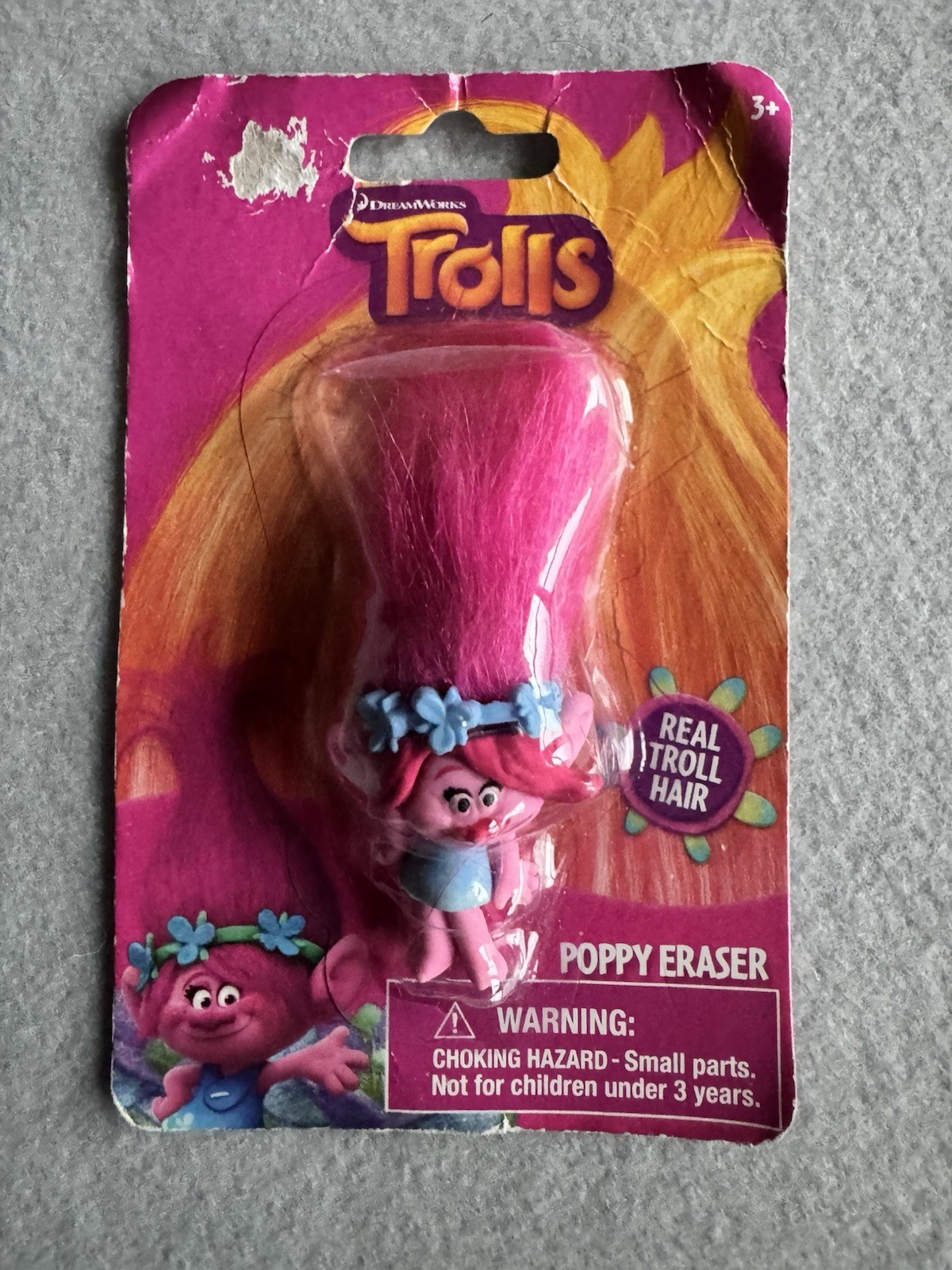 Innovative NYC Dreamworks Trolls 2" Poppy Eraser - New