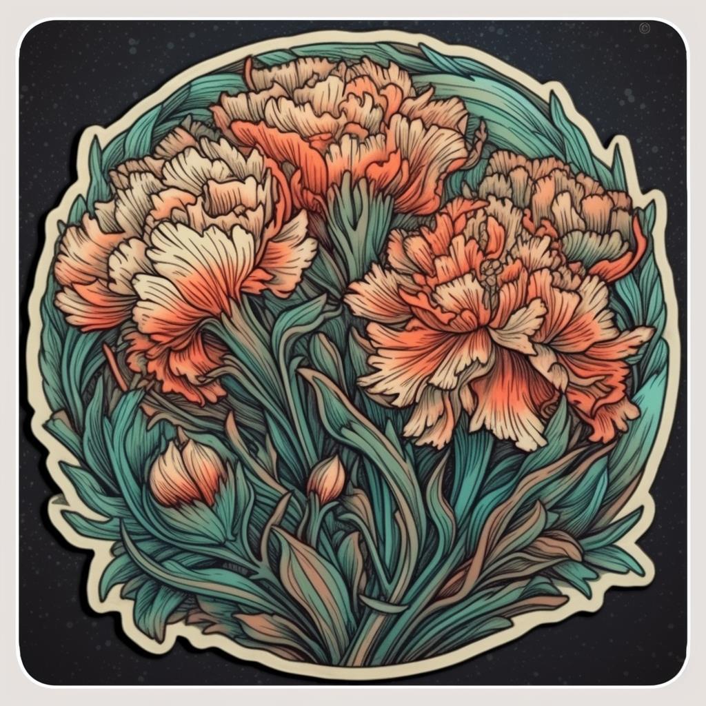 Carnation Flower # 006447