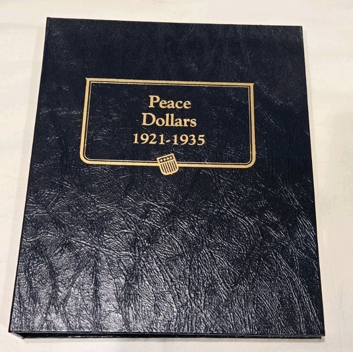 Whitman Classic Silver Peace Dollars 1921-1935 Coin Album Folder $1 Holder 9130