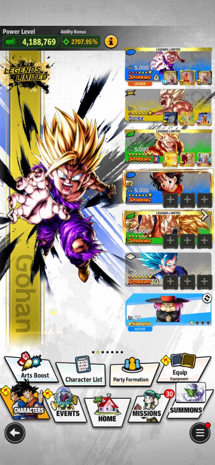 Dragon Ball Legends reroll with best equips and meta team