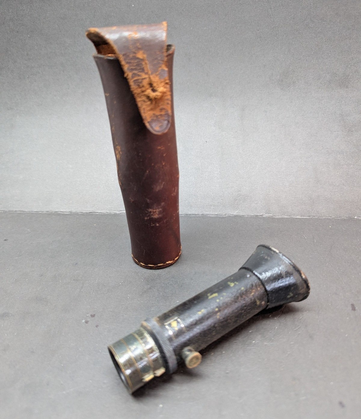 Justophot Antique Precision Light Meter with Genuine Leather Case 6 Inch