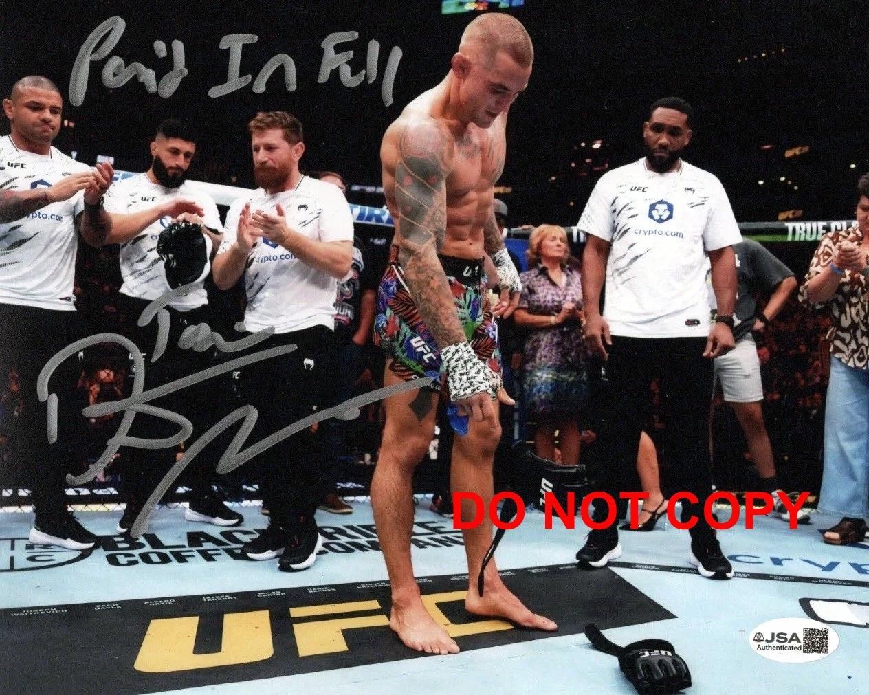 Dustin Poirier UFC CHAMPION Signed Autographed REPRINT 8x10 Photo RP