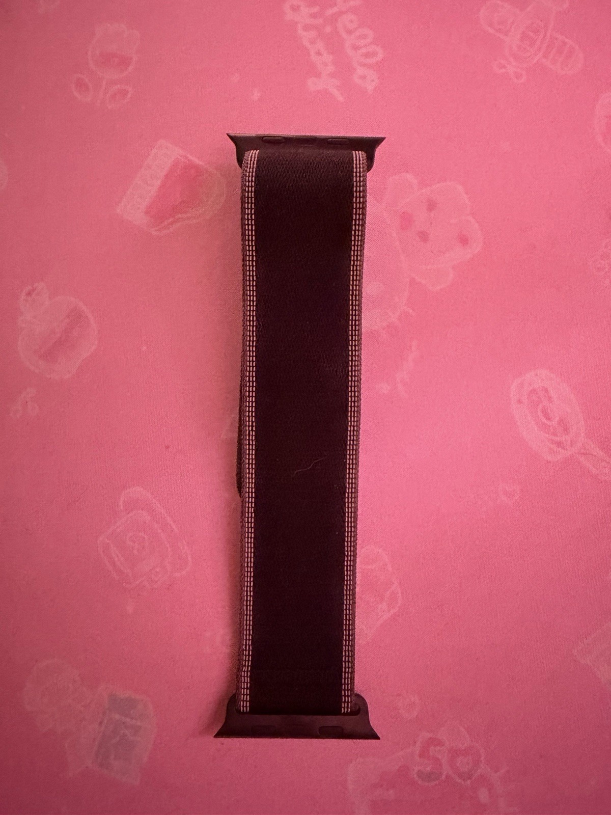 Authentic Apple Watch Trail Loop 49MM (M/L) Black Titanium For Apple Watch