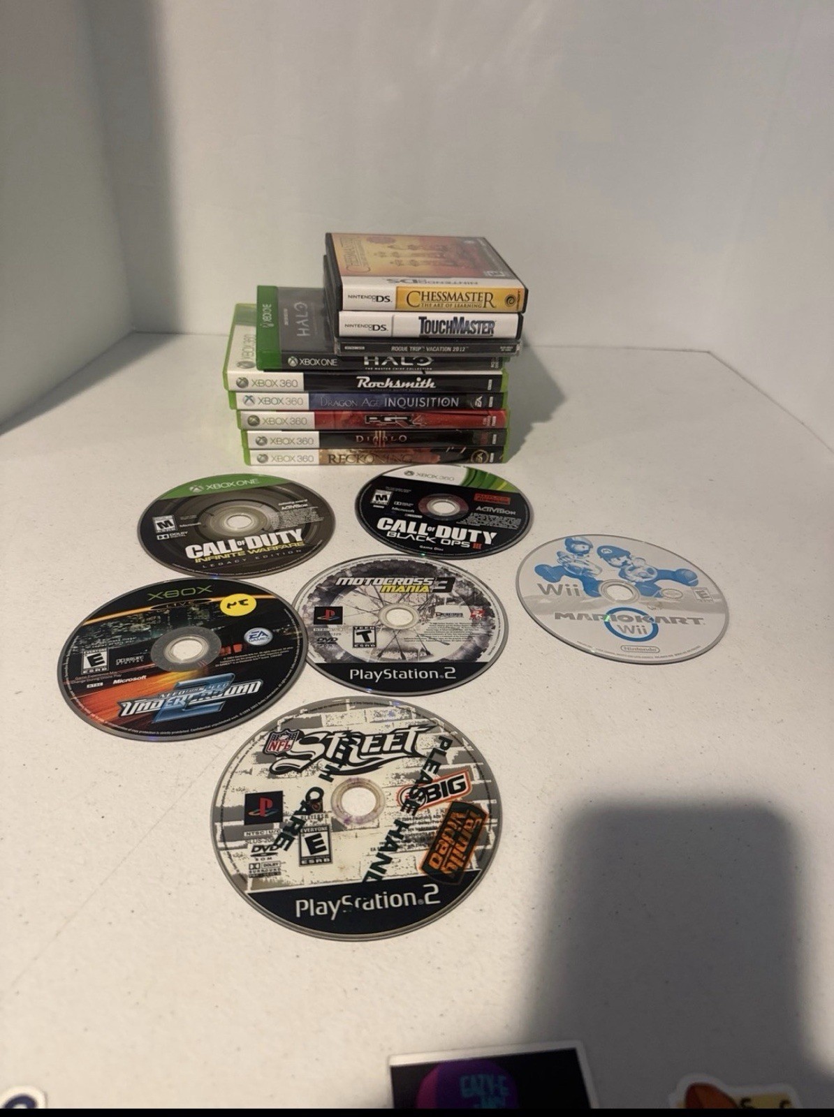 Video Game Lot Xbox 360 Wii Ps2 Untested