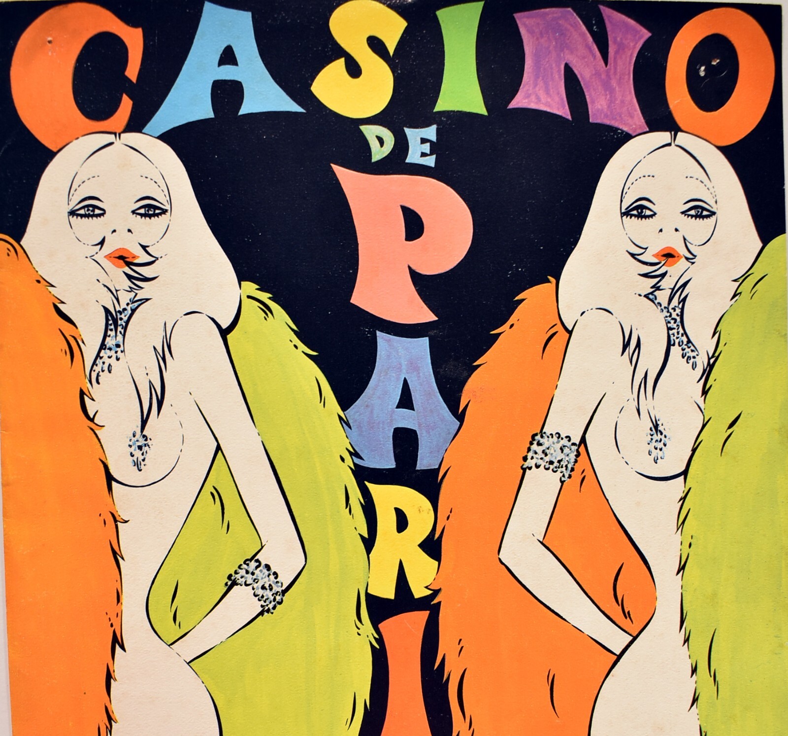 Vtg 1963 Casino De Paris Marc Anthony Program Dune Hotel Country Club Las Vegas