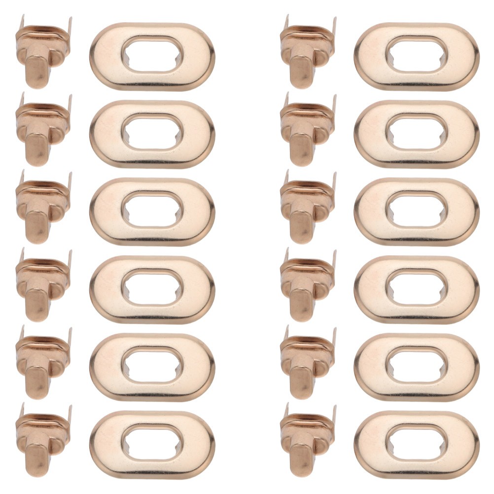  12pcs Turn Lock Clasps for Purse - Bag Closure Metal Twist Latch Clips -