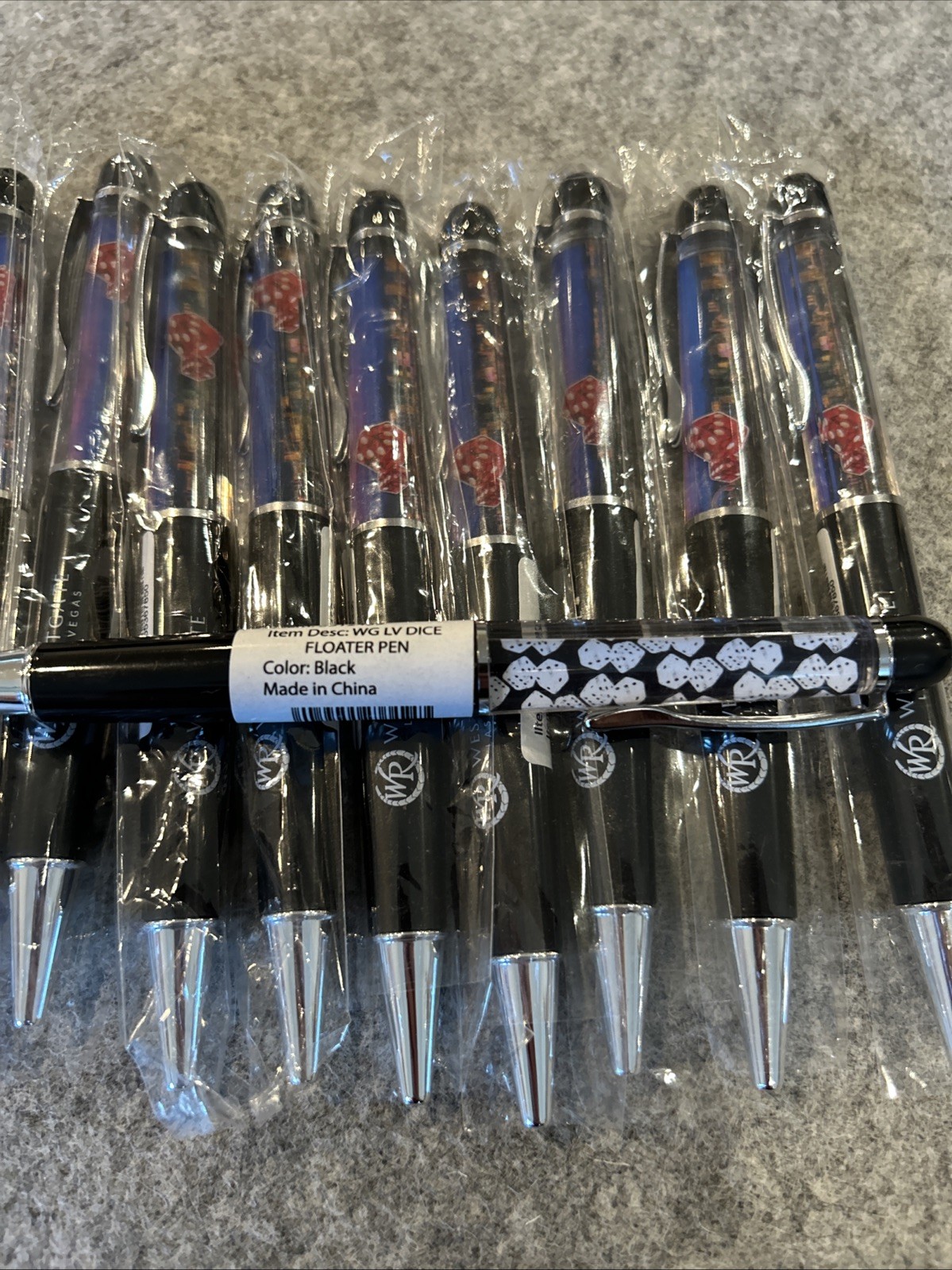 Westgate Las Vegas Floating Dice Pens Set Of 10