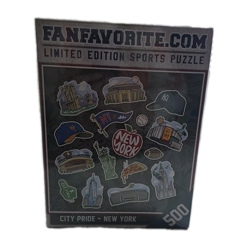 Fan Favorite  City Pride-NEW YORK Puzzle~Limited Edition SPORTS~500 Piece~Sealed