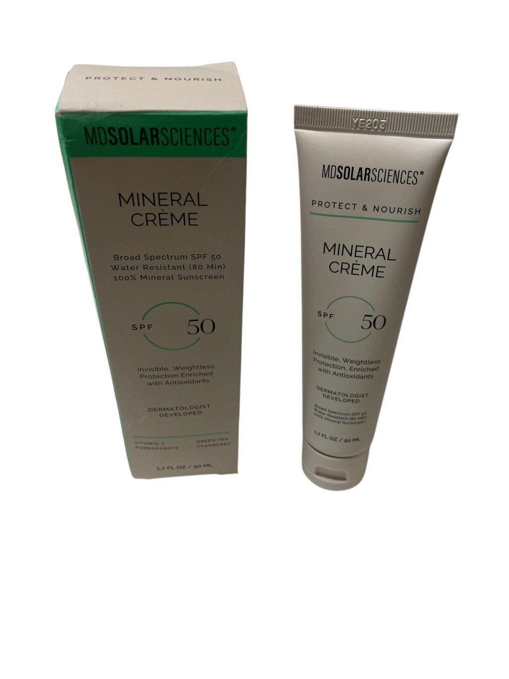 Mdsolarscience MS Mineral Cream SPF 50 Universal Mineral Sunscreen 1.7oz NIB