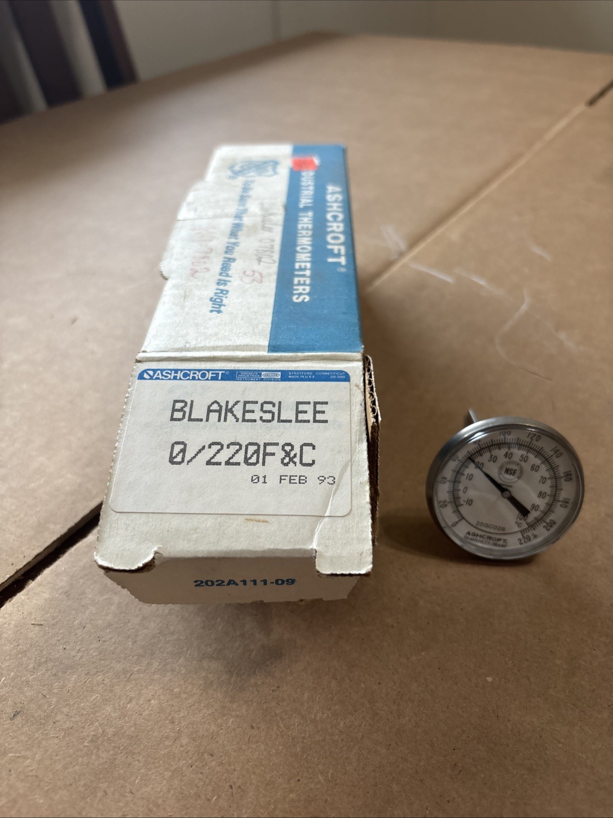 Ashcroft 20GC02R Temp Guage