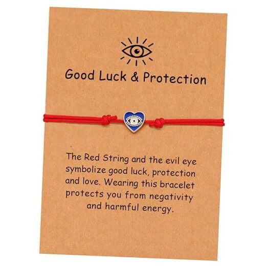 Red String Bracelets for Women Good Luck Charm Bracelet Cross Bracelet Evil Eye