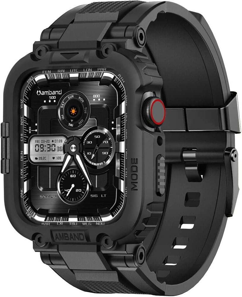 Shockproof Strap for Apple Watch Ultra 49mm 46mm 45mm Rugged Band