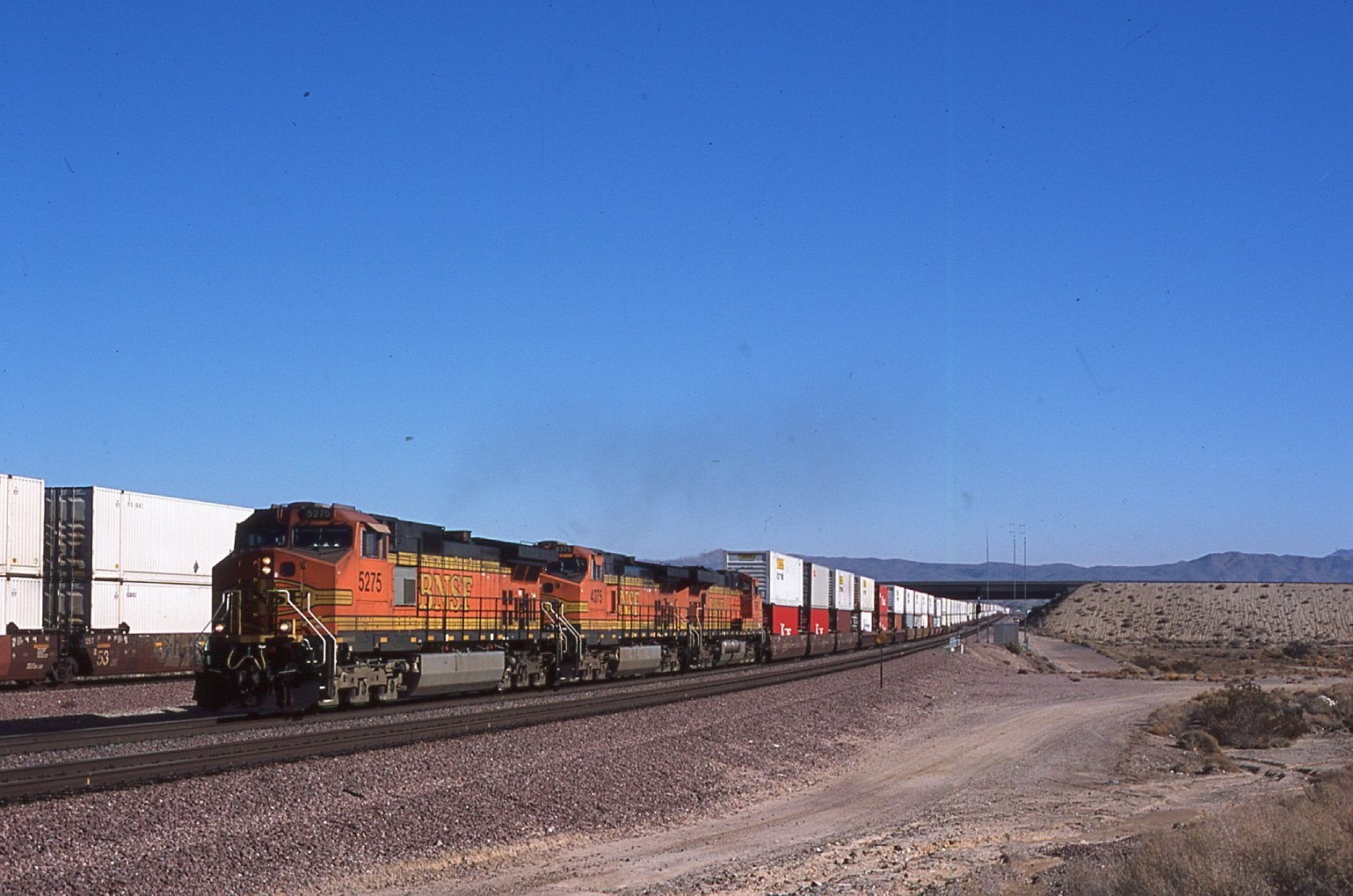 Original Train Slide BNSF #5275 01/15/2015 Lenwood California #16