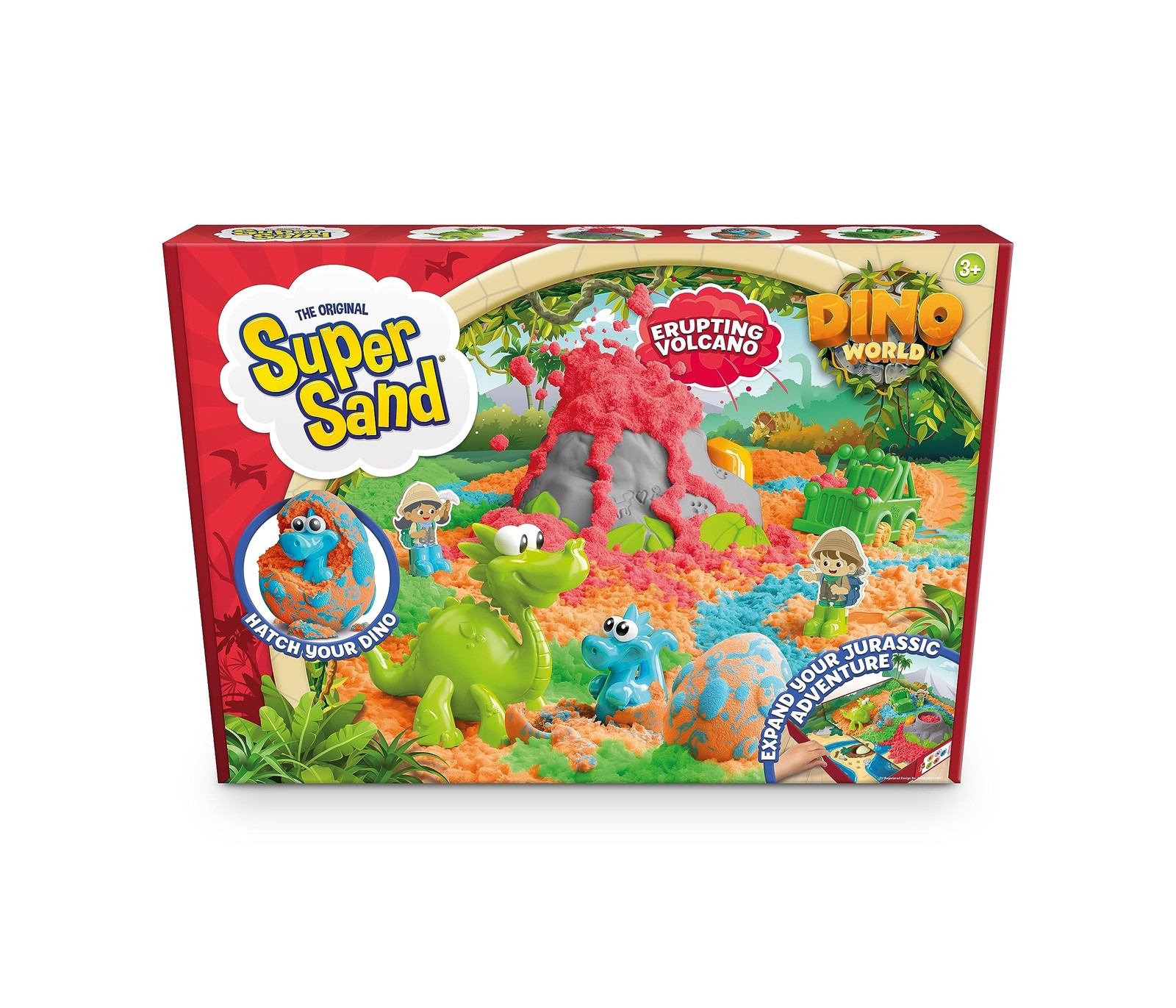 Super Sand 924254.006 Dino World, Mixed