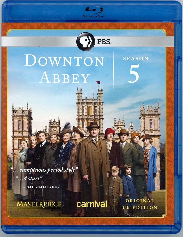 DOWNTON ABBEY - SEASON 5 - 2014 DRAMA/ROMANCE FILM BLURAY