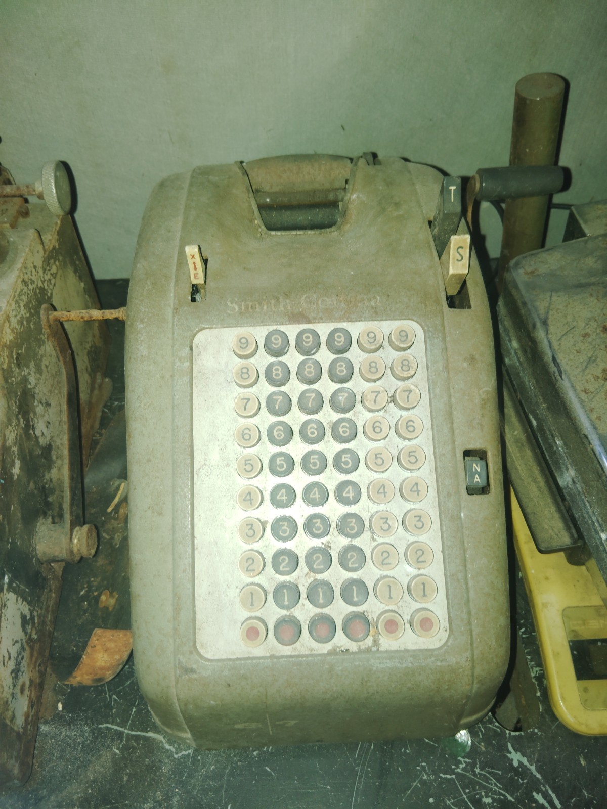 1950s Rare Antique Electric Burroughs Adding Machine Calculator Series P