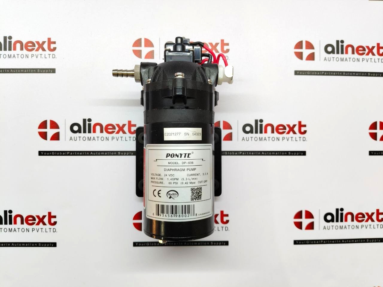 Ponyte DP-60B Diaphragm Pump 24VDC 3.0A