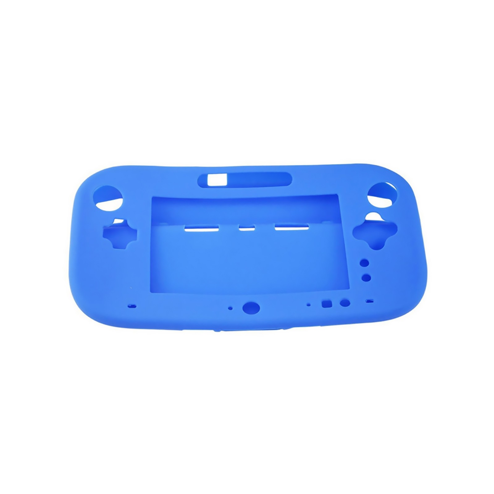 Gamepad Wireless Controller Blue Silicone Cover Case Protective Shell For Wii U.