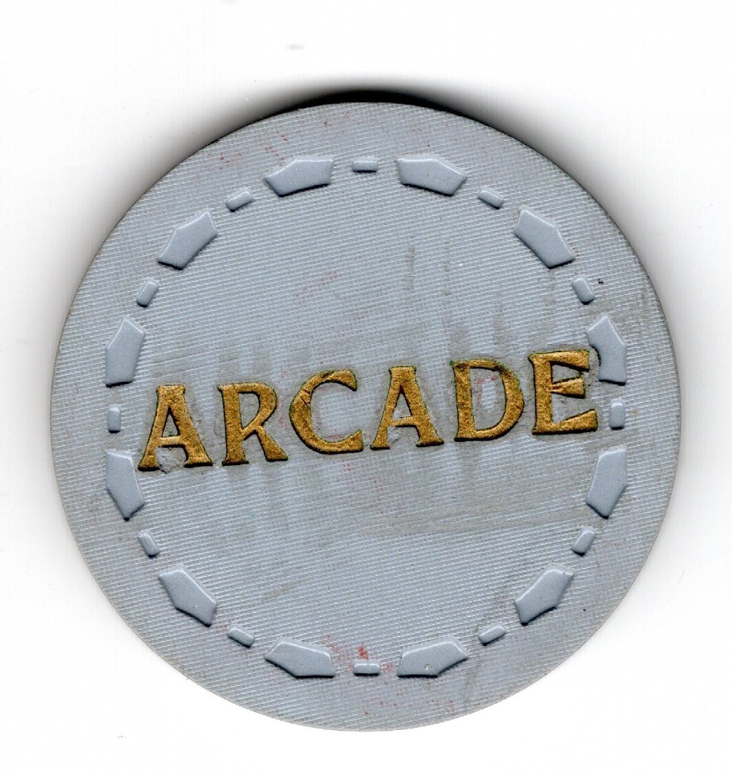 ARCADE Club Card Room Gaming Chip, San Diego, CA