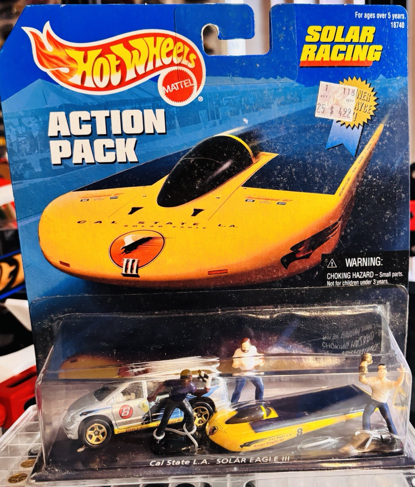 1998 Hot Wheels Action Pack Solar Racing NIP RARE HTF