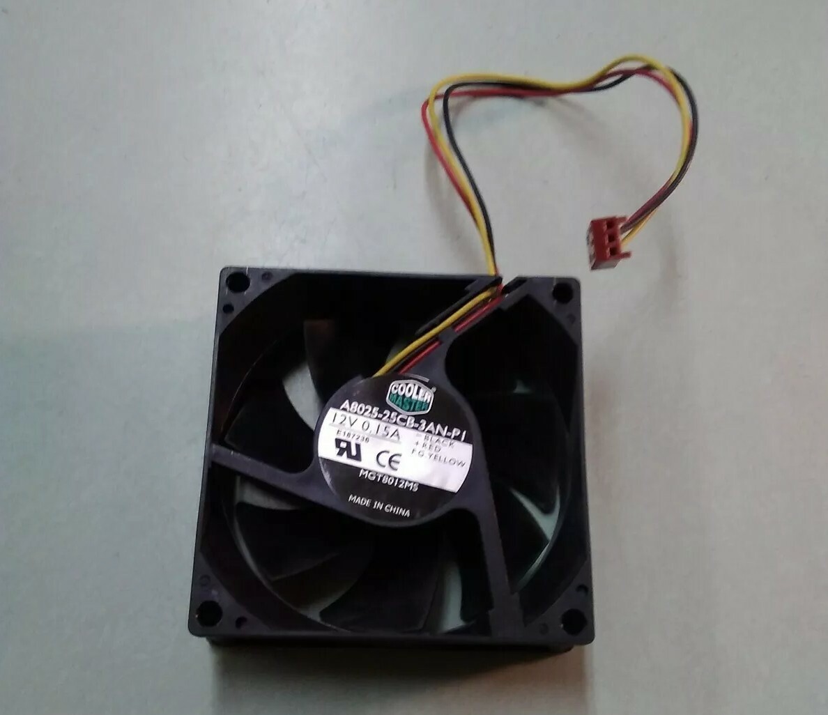 COOLER MASTER A8025-25CB-3AN-PI 12V 0.15A DESKTOP COOLING FAN 