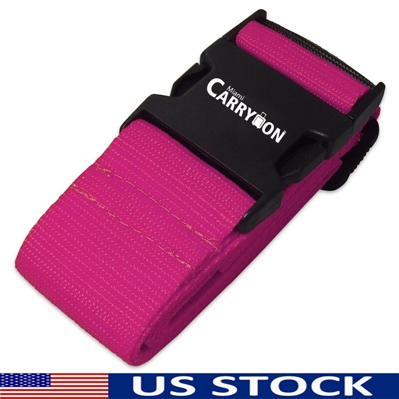 Adjustable Luggage Strap Travel Belt Secure Durable Nylon Easy Identification US