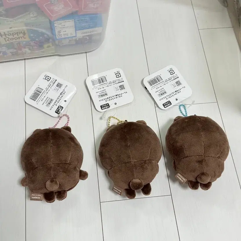 Chie Kawaii Crying Malay Bear 3-Piece Mascot Set, Opened, Japan Genuine