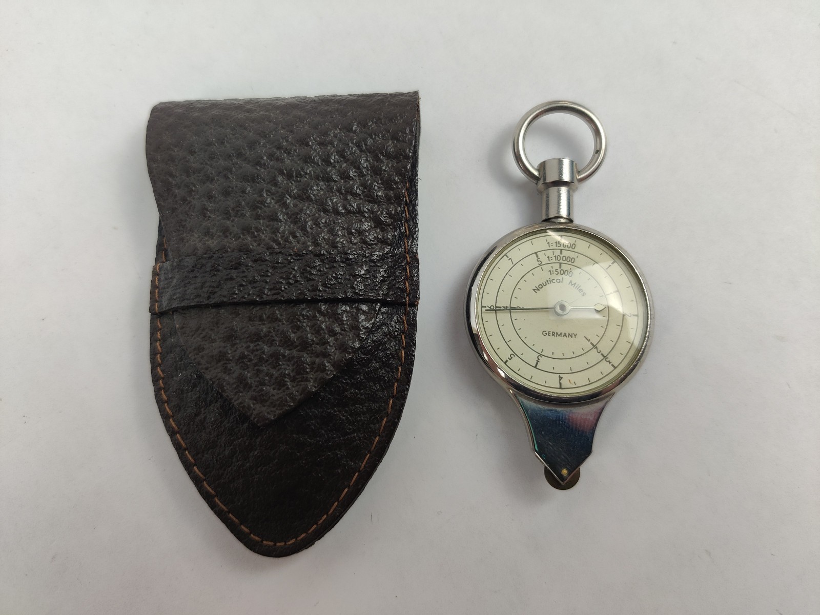 Vintage West Germany Opisometer Map Measuring Tool w/Case