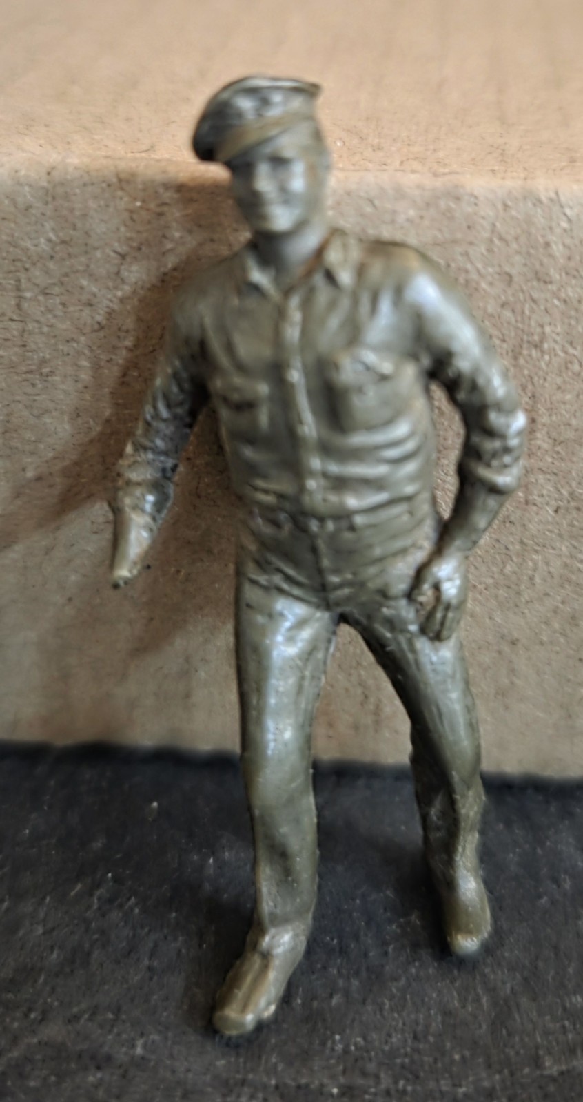 Vintage Marx 45mm General Douglas MacArthur Figure 1.75" MINIATURE Battleground