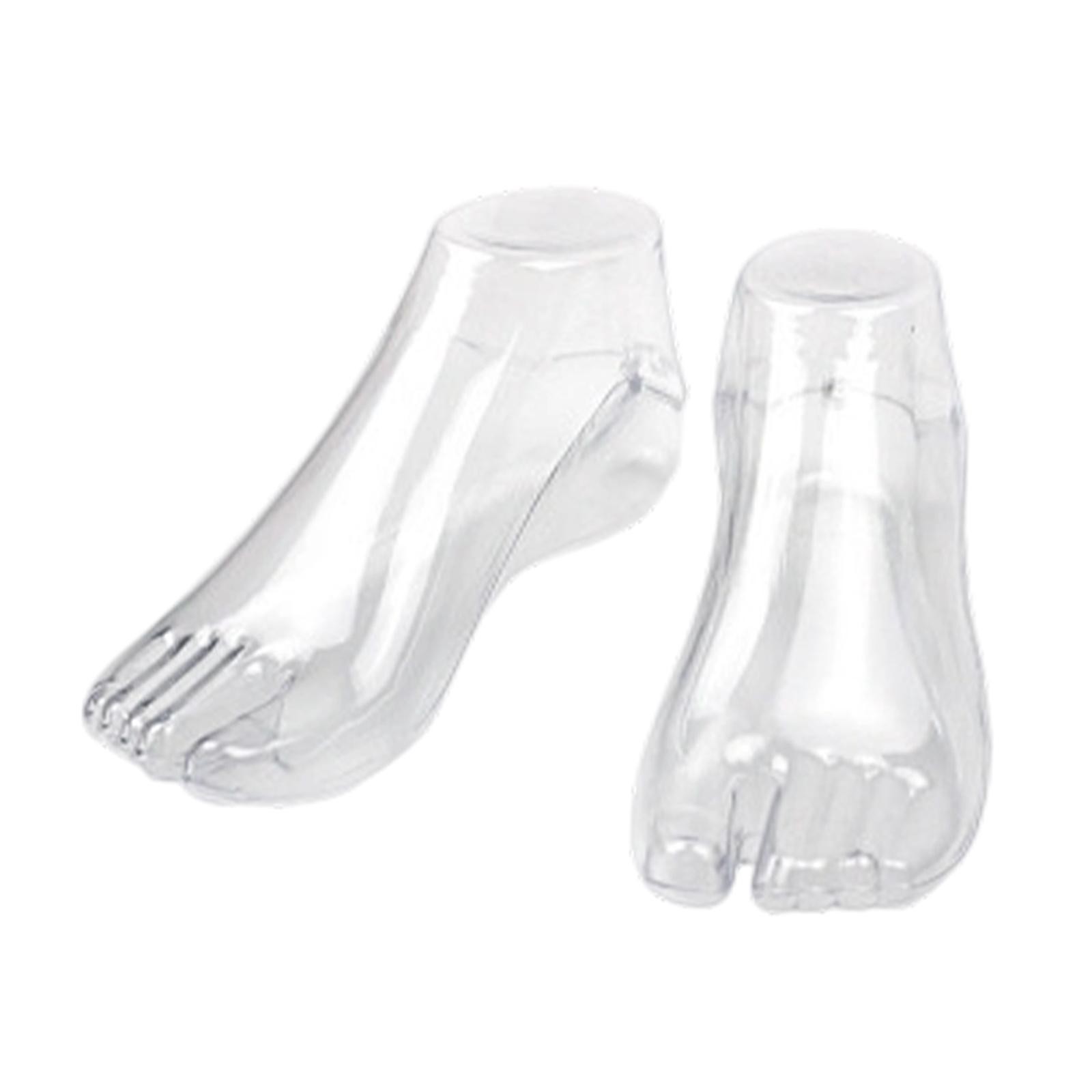Foot Model Tools Mannequin Foot Display Lightweight Multifunctional Clear Photo