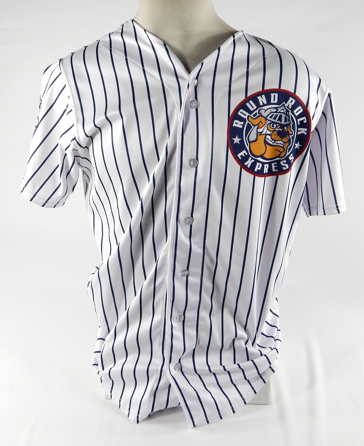 2023 Round Rock Express Zak Kent #17 Game Used White Jersey Marvel Defenders 2