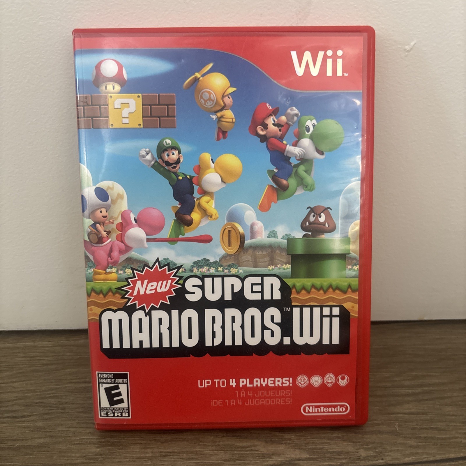New Super Mario Bros. Wii (Nintendo Wii, 2009) Complete W/ Manual & Inserts CIB